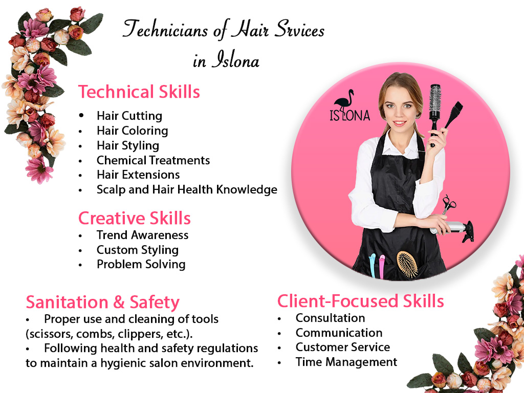 Techician of Hair Services in Islona